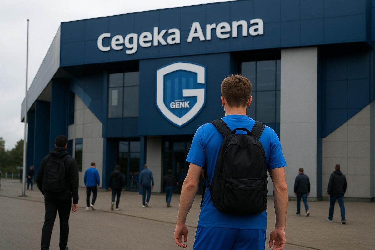 Sfeerbeeld van de Cegeka Arena van KRC Genk in aanloop naar de zomermercato