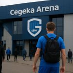 Sfeerbeeld van de Cegeka Arena van KRC Genk in aanloop naar de zomermercato