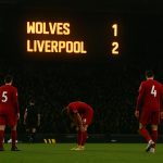 Sfeerbeeld in het Molineux tijdens Wolverhampton Wanderers tegen Liverpool
