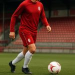 Sfeerbeeld bij Standard Luik rond een jonge speler op training