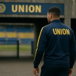 Anan Khalaili van Union SG in wedstrijdactie