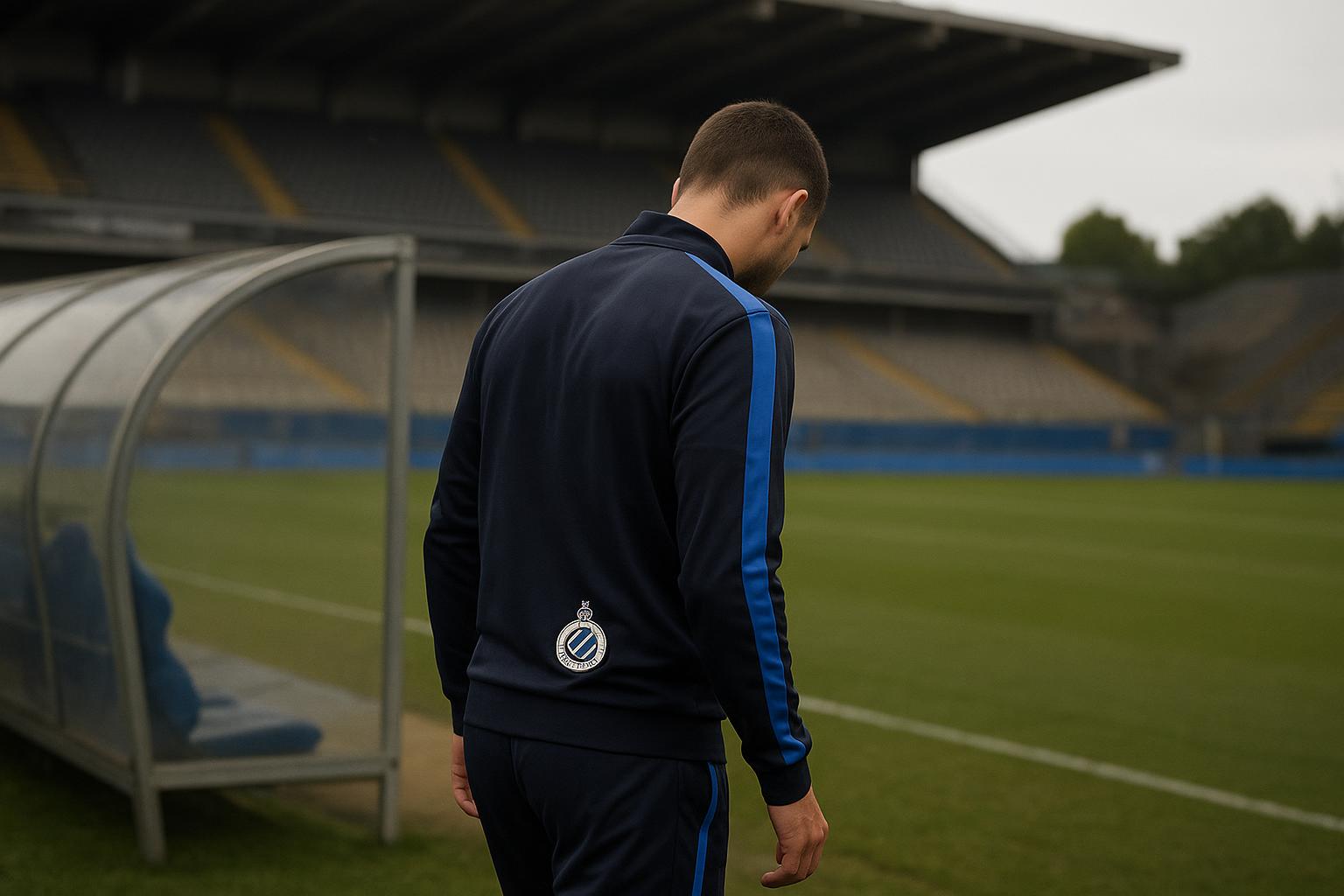 Ludovit Reis bij Club Brugge in trainingscontext, met focus op zijn toekomst in de kern