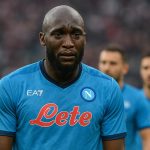 Romelu Lukaku van Napoli reageert emotioneel na de match tegen Hellas Verona
