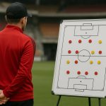 Bondscoach Rudi Garcia tijdens een moment met de Rode Duivels in aanloop naar een selectieperiode.
