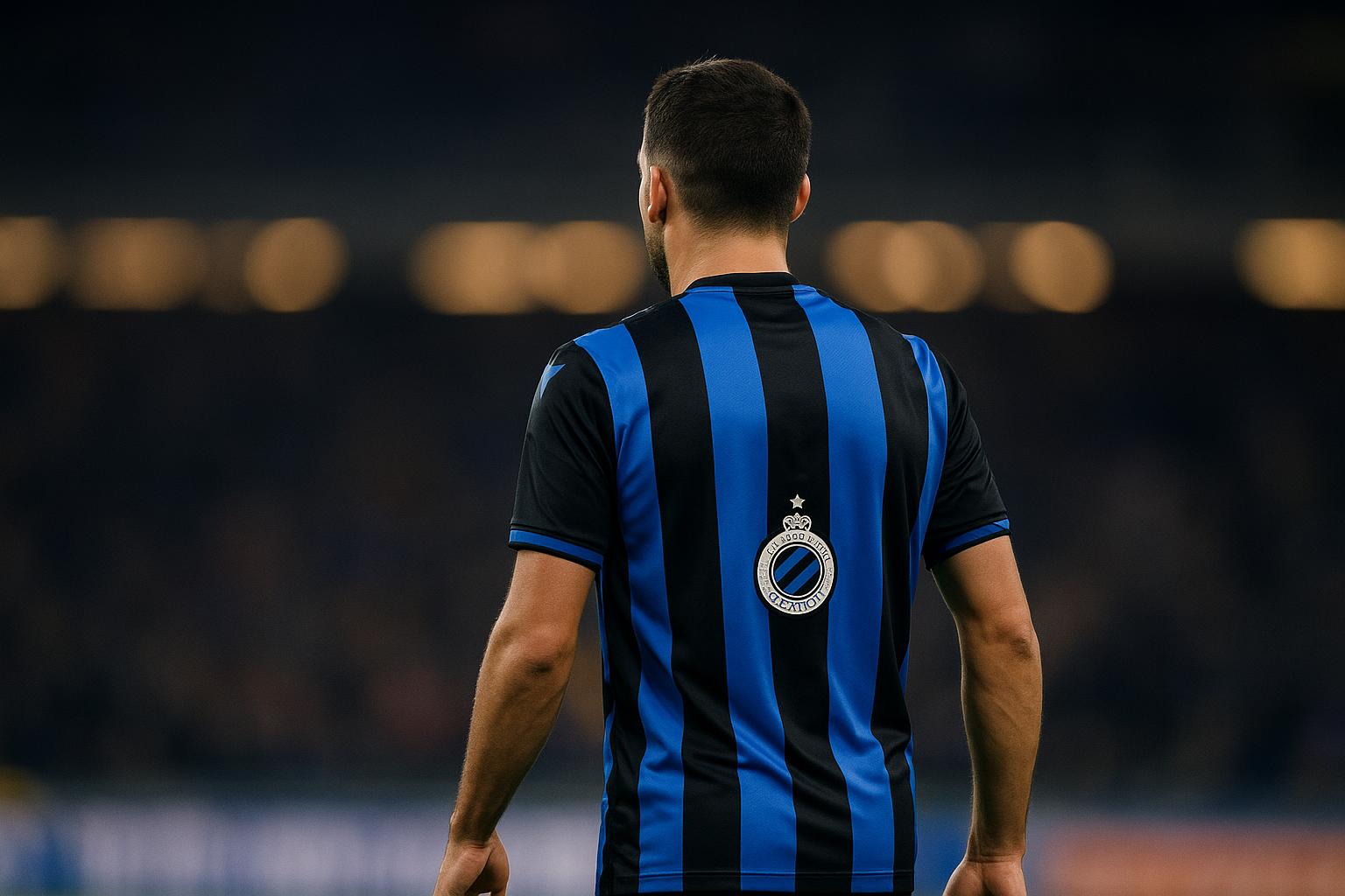 Joel Ordรณรฑez van Club Brugge in wedstrijdcontext in het Jan Breydelstadion