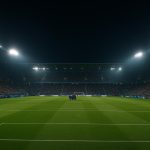 Sfeerbeeld uit de Cegeka Arena bij KRC Genk tegen KAA Gent