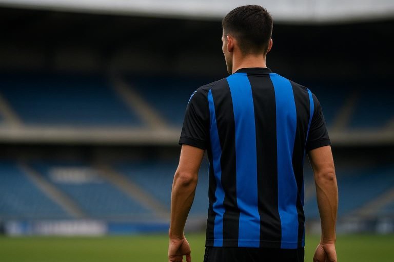 Joel Ordoñez van Club Brugge in wedstrijdcontext in het Jan Breydelstadion
