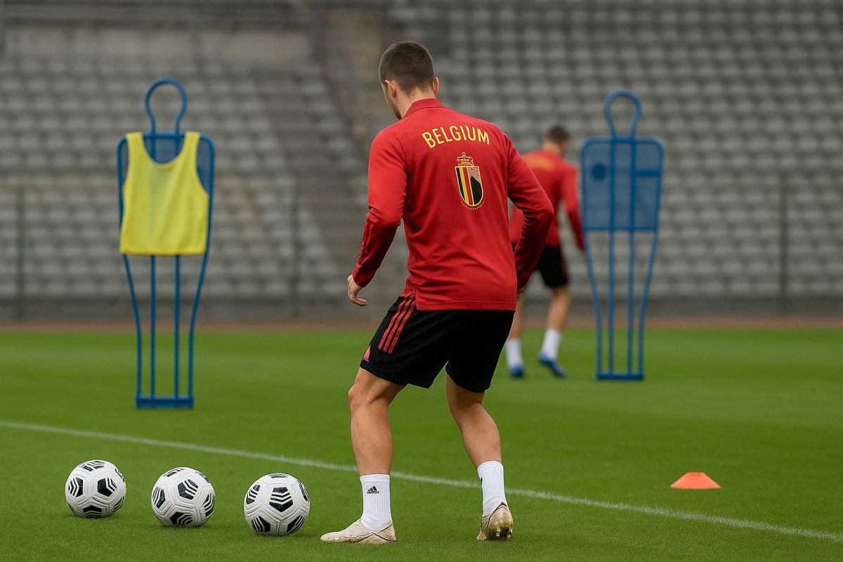 Thorgan Hazard in actie bij RSC Anderlecht, met de Rode Duivels op komst