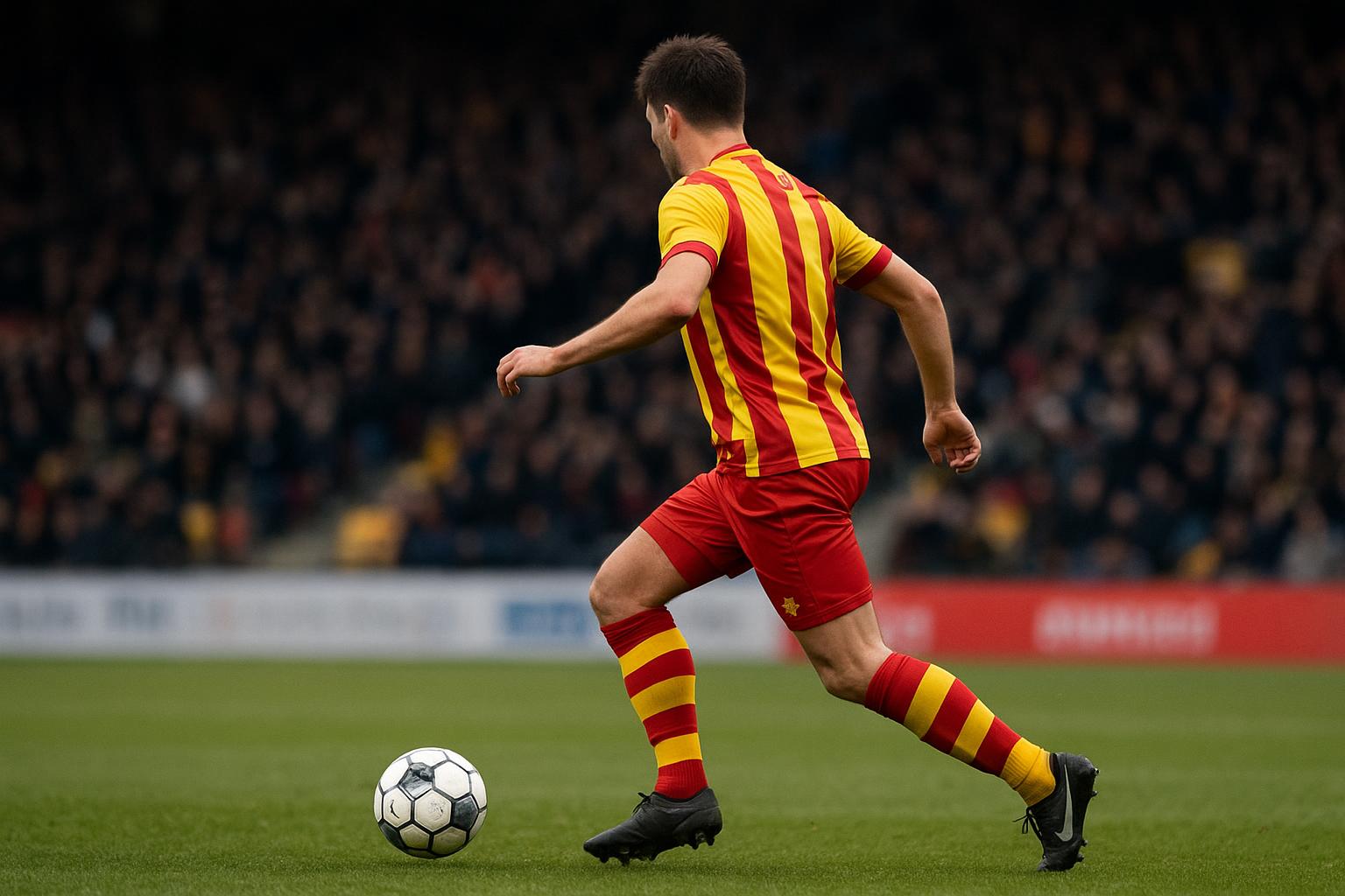 Benito Raman van KV Mechelen in een wedstrijdmoment in het stadion