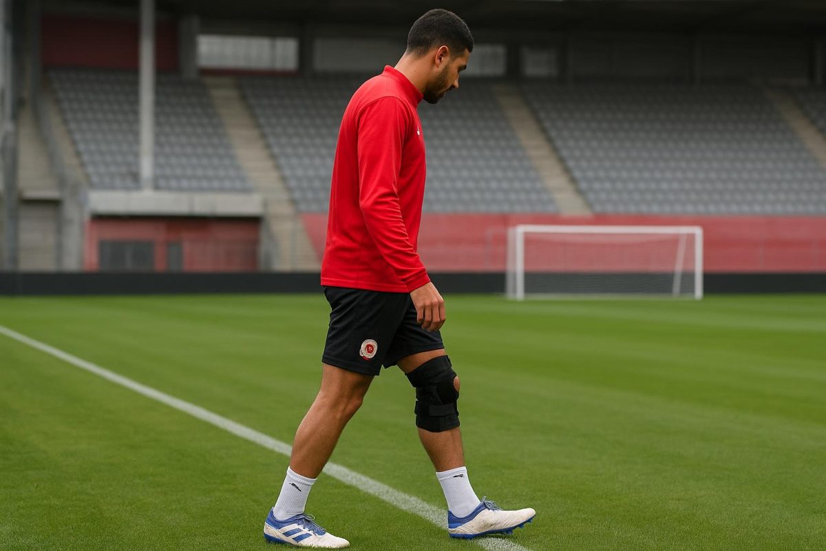 Julien De Sart in trainingscontext bij Al-Rayyan in Qatar