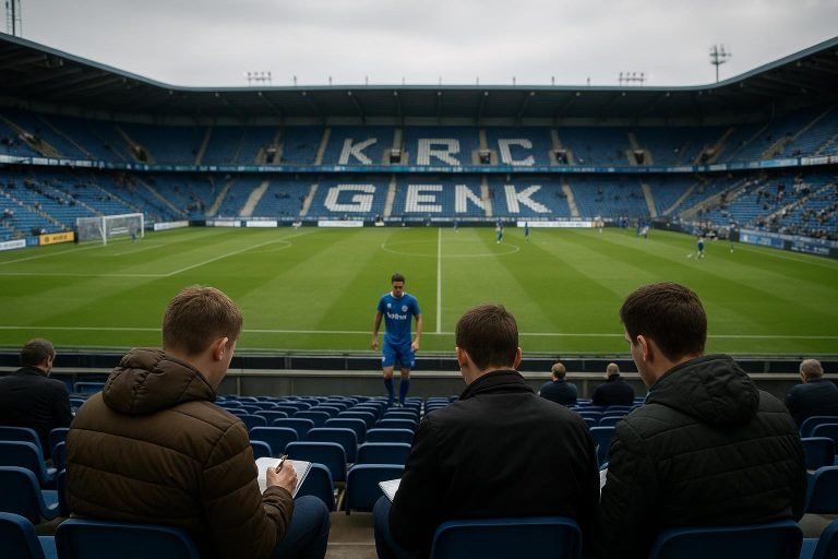 Sfeerbeeld rond KRC Genk met focus op transferinteresse voor Kos Karetsas