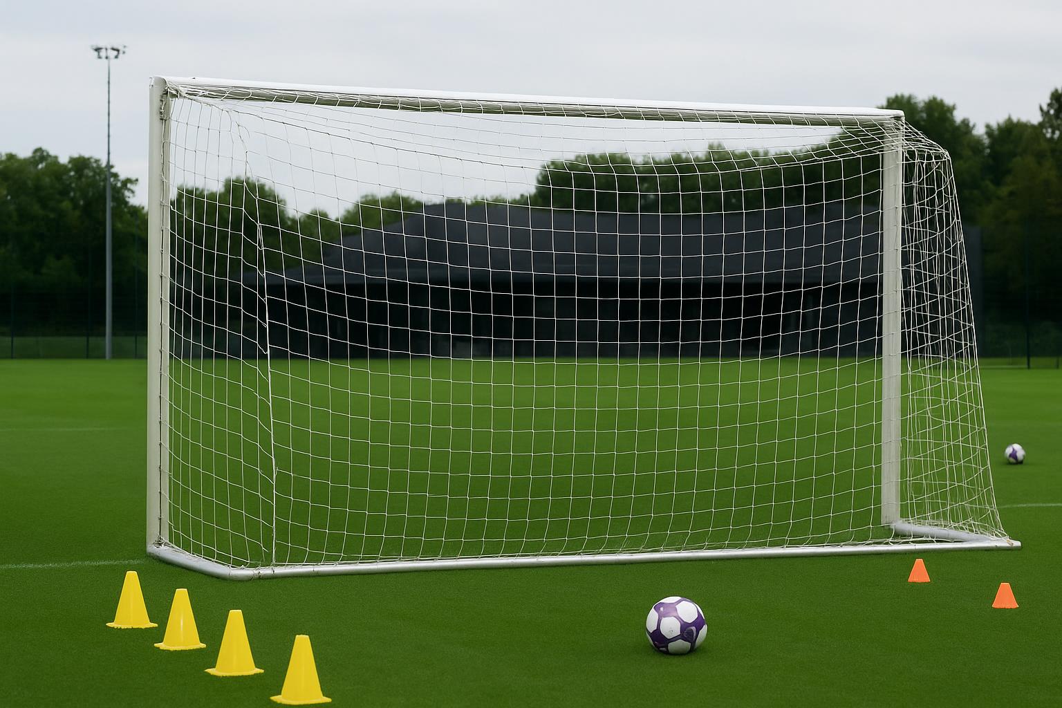 Sfeerbeeld aan een trainingscomplex in België met focus op jeugdopleiding, zonder herkenbare gezichten