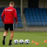 Matisse Didden van FC Utrecht tijdens een training in Nederland