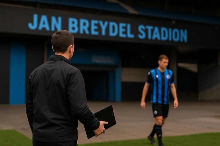 Sfeerbeeld rond Club Brugge en een transferdossier