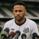 Neymar in Santos-context terwijl nieuws over een juridische klacht in Brazilië rondgaat