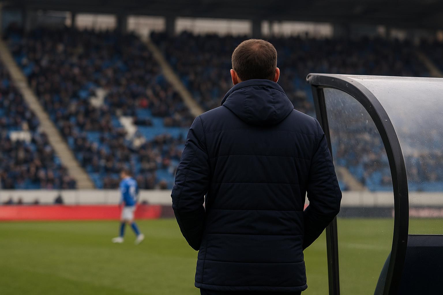 Ivan Leko langs de zijlijn bij Club Brugge tijdens een wedstrijdmoment