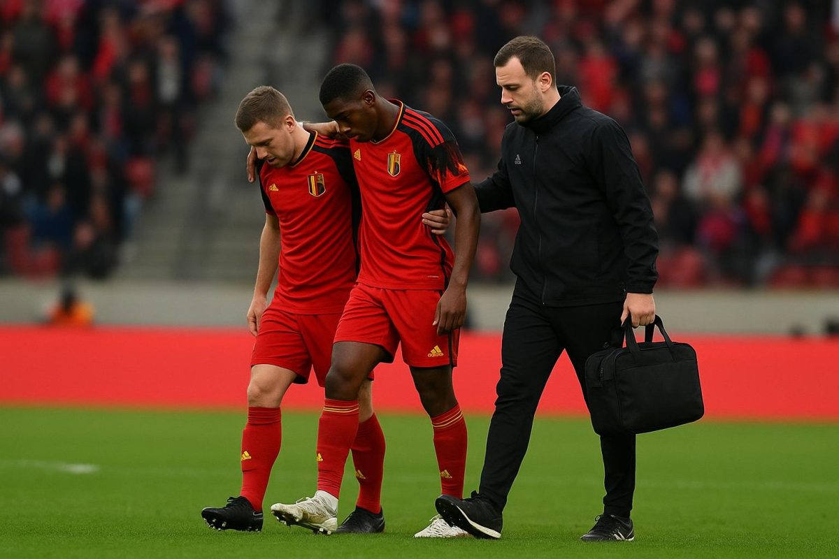 Leandro Trossard van Arsenal verlaat vroegtijdig het veld na blessure