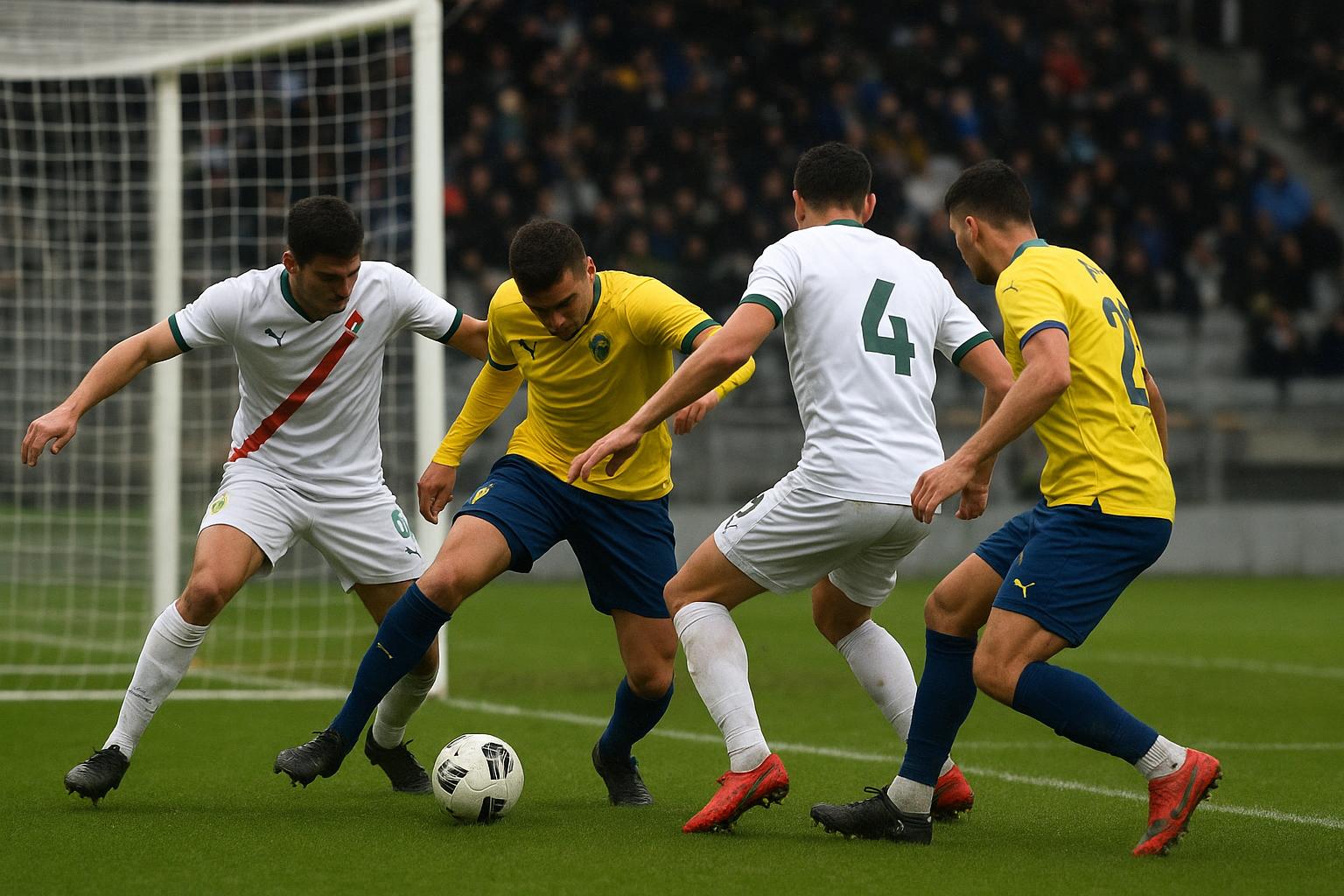 Spelfase tijdens OH Leuven tegen KVC Westerlo op Den Dreef
