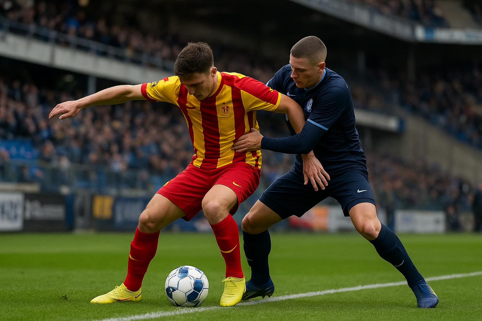 Benito Raman in wedstrijdcontext rond KV Mechelen tegen KAA Gent