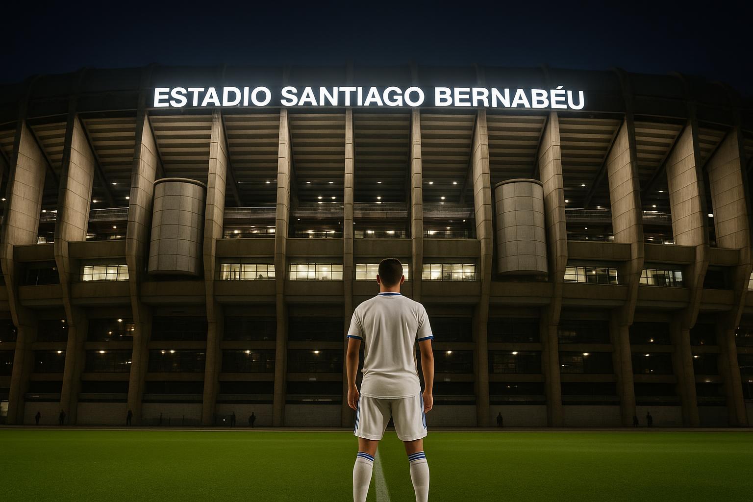 Sfeerbeeld van het Estadio Santiago Bernabéu in Madrid
