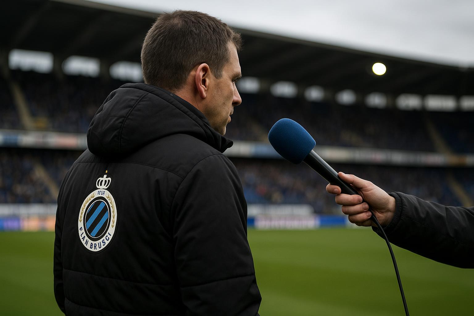 Ivan Leko aan de zijlijn tijdens Club Brugge tegen RSC Anderlecht in het Jan Breydelstadion