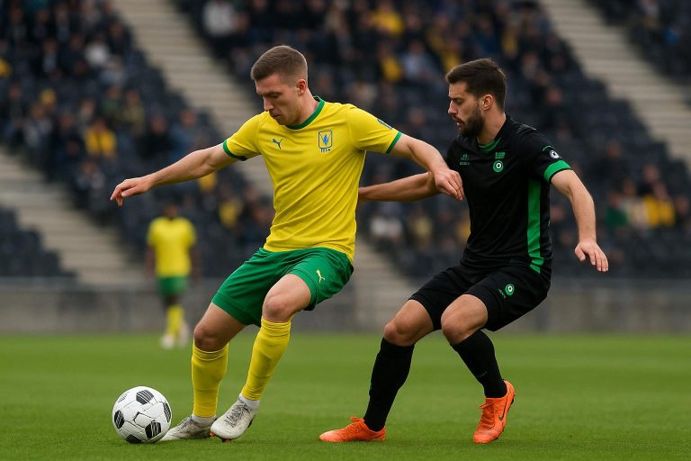 Actiebeeld tijdens STVV tegen Cercle Brugge op Stayen