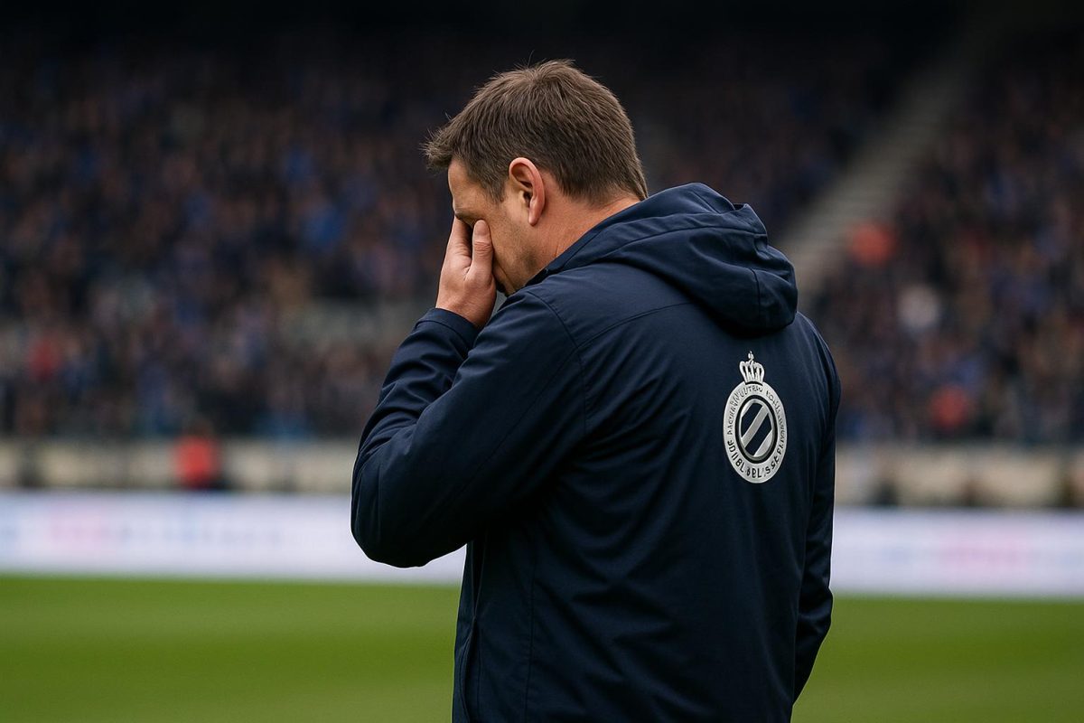 Ivan Leko langs de zijlijn bij Club Brugge tijdens een wedstrijd in het Jan Breydelstadion