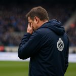 Ivan Leko langs de zijlijn bij Club Brugge tijdens een wedstrijd in het Jan Breydelstadion