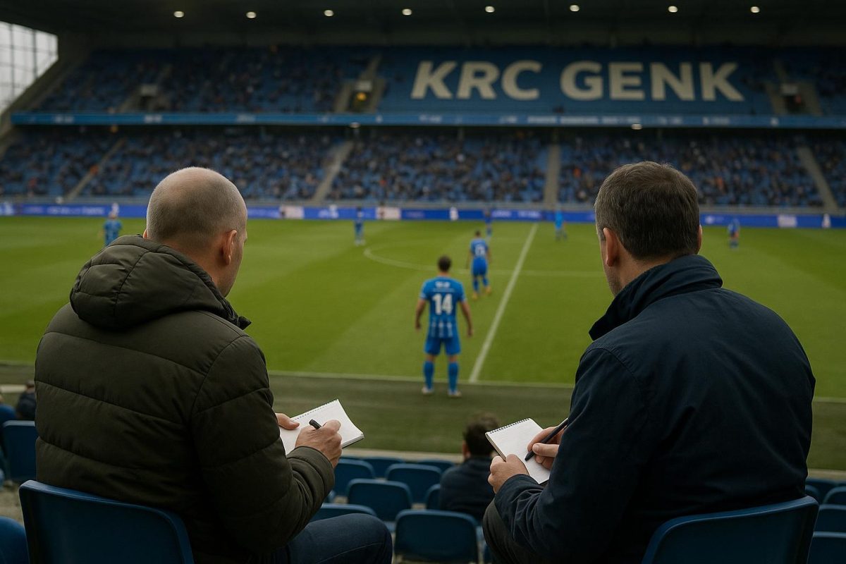 Sfeerbeeld rond Jong Genk in een stadionomgeving