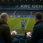 Sfeerbeeld rond Jong Genk in een stadionomgeving