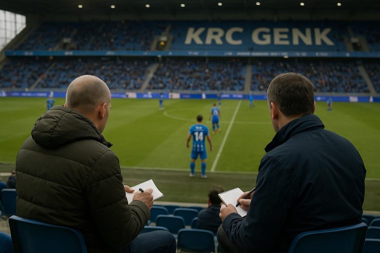 Sfeerbeeld rond Jong Genk in een stadionomgeving