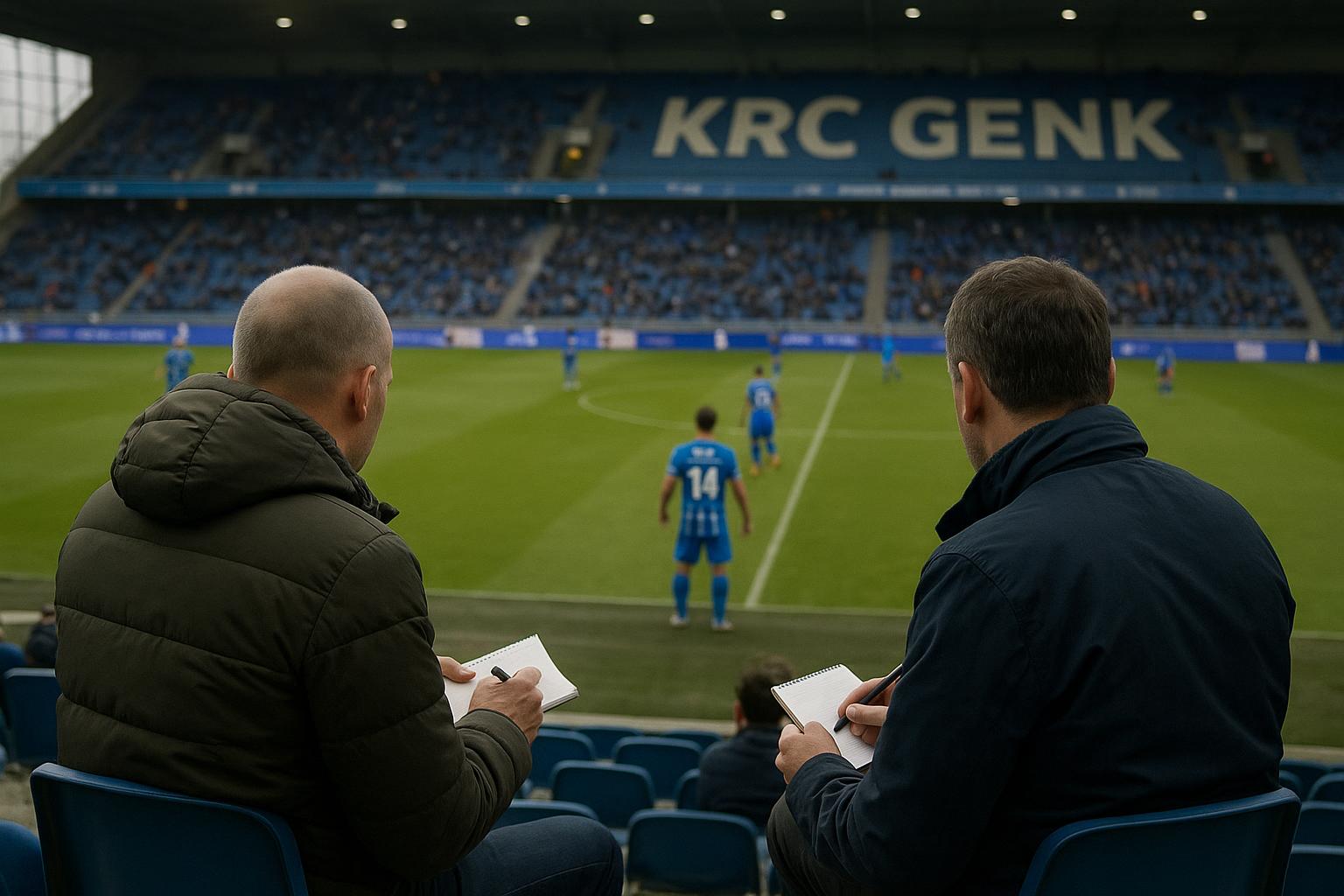 Sfeerbeeld rond Jong Genk in een stadionomgeving