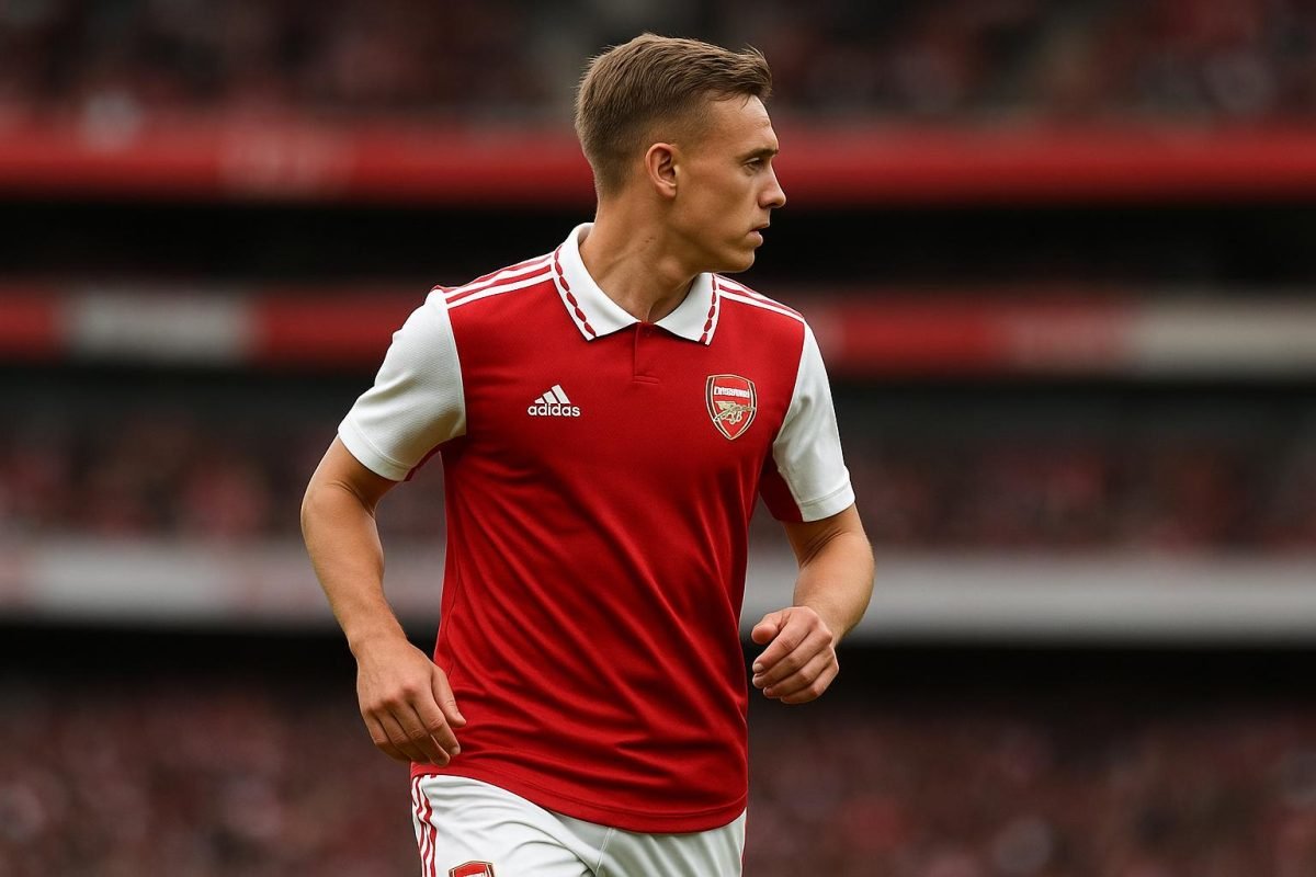Leandro Trossard van Arsenal tijdens een wedstrijd in de Premier League