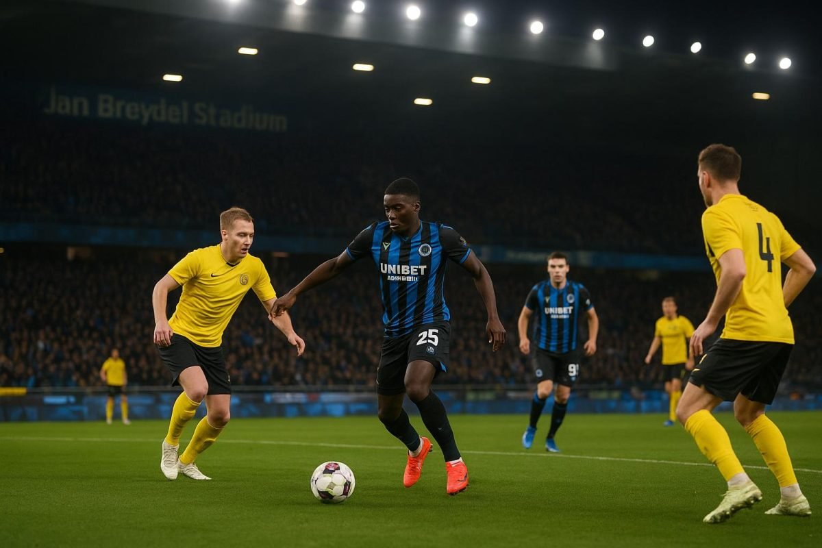 Sfeerbeeld in het Jan Breydelstadion tijdens Club Brugge tegen RSC Anderlecht