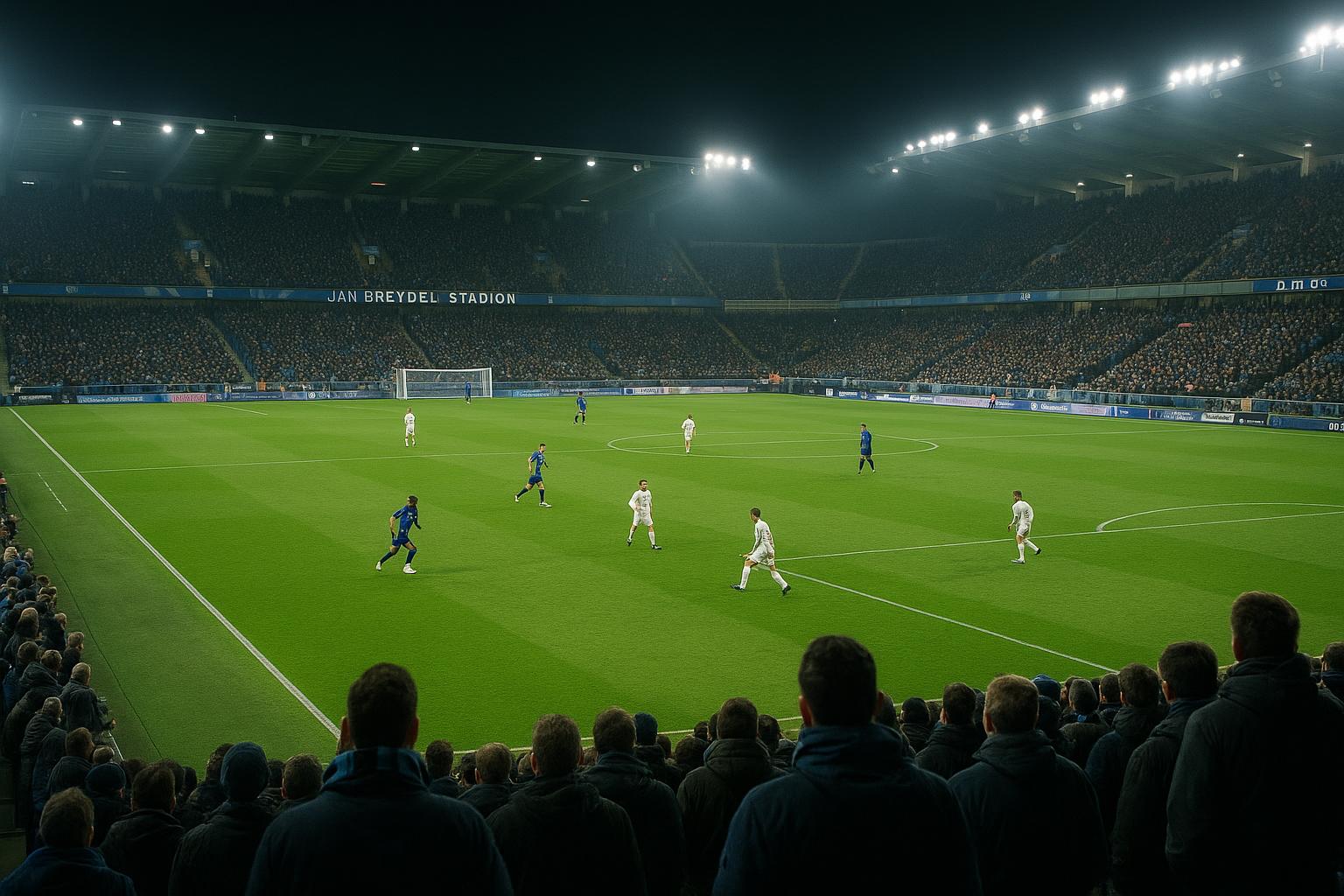 Sfeerbeeld in het Jan Breydelstadion tijdens Club Brugge tegen RSC Anderlecht