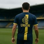 Christian Burgess van Union SG tijdens een wedstrijdmoment in het Dudenpark