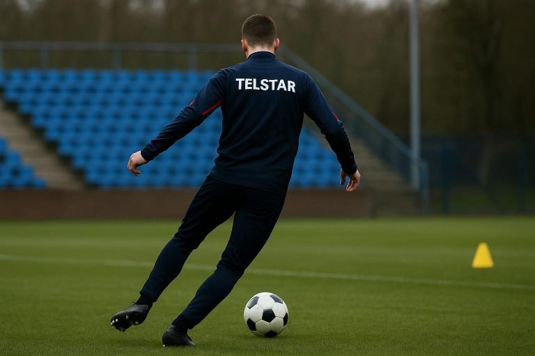 Cedric Hatenboer in Telstar-trainingscontext, gefotografeerd zonder herkenbare gezichten
