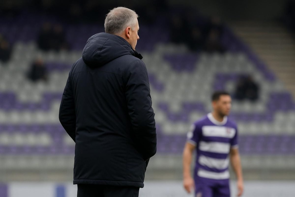 Thorsten Fink langs de zijlijn tijdens een wedstrijd