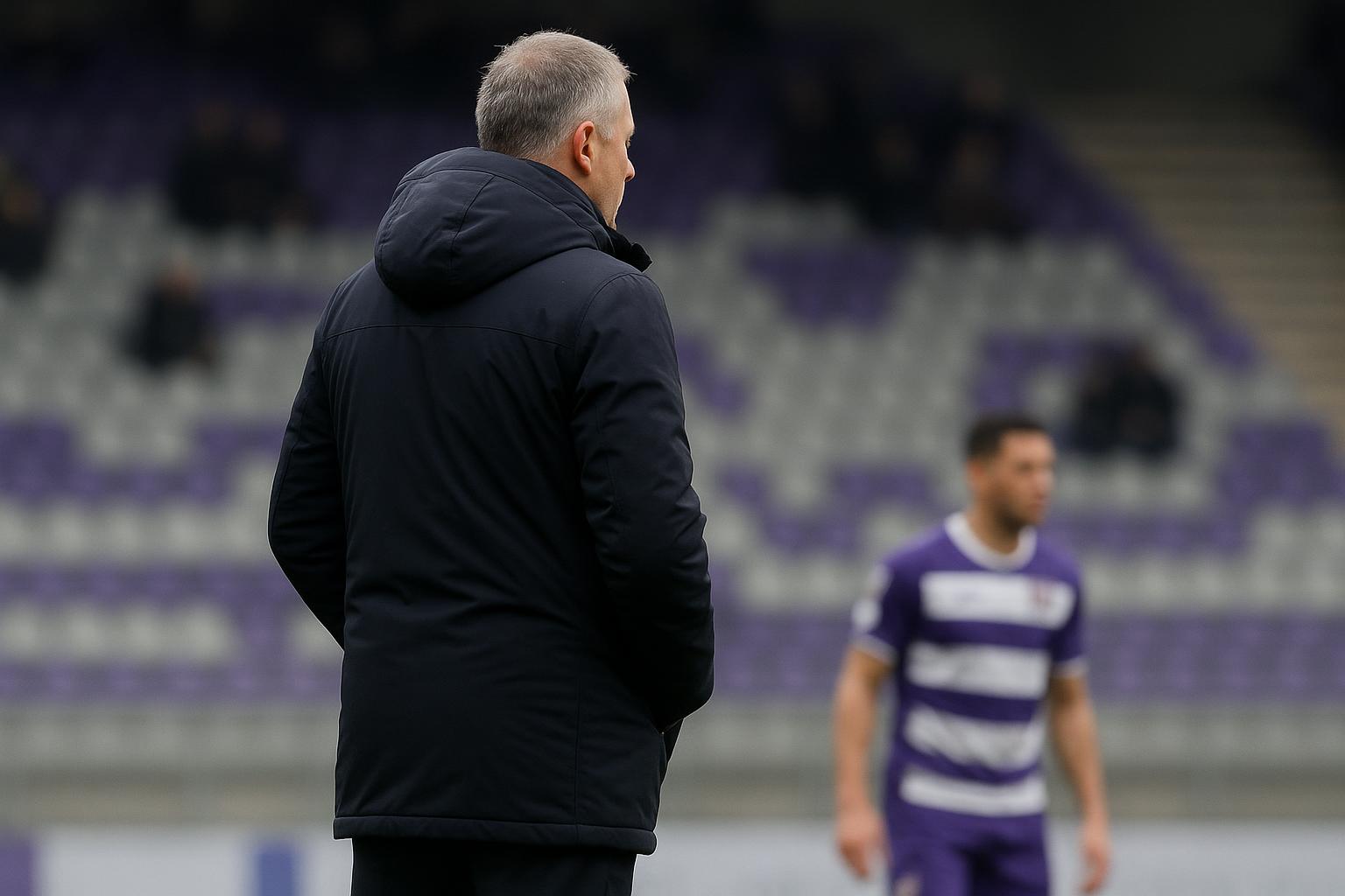 Thorsten Fink langs de zijlijn tijdens een wedstrijd