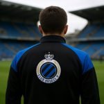 Devy Rigaux van Club Brugge in een stadioncontext