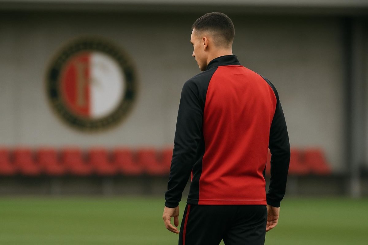 Givairo Read van Feyenoord tijdens een trainingsmoment