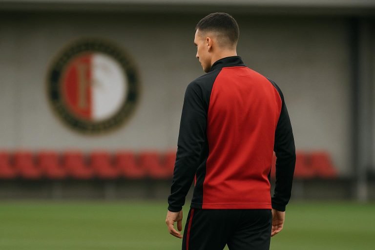 Givairo Read van Feyenoord tijdens een trainingsmoment