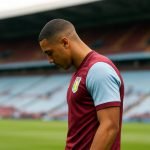 Youri Tielemans in actie voor Aston Villa tijdens een wedstrijd