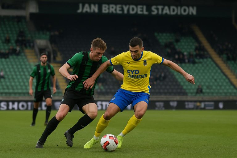 Sfeerbeeld van Cercle Brugge tegen FCV Dender in het Jan Breydelstadion