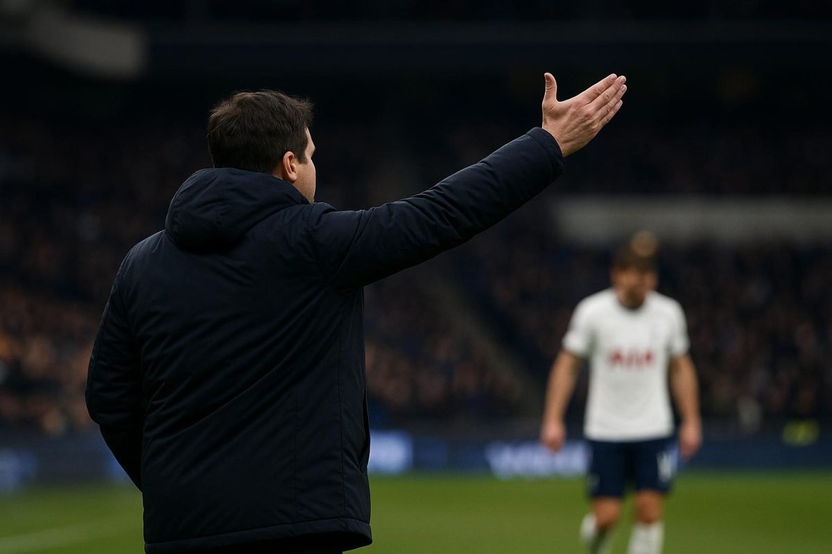 Igor Tudor langs de zijlijn bij Tottenham Hotspur tijdens een Champions League-avond