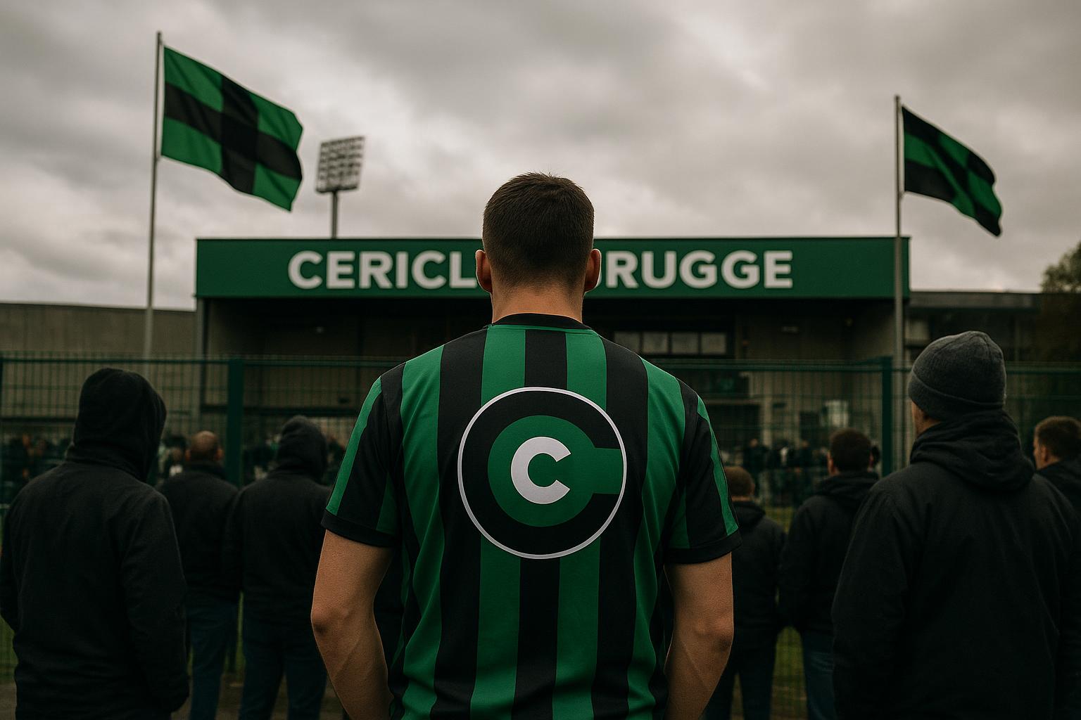 Sfeerbeeld rond het Jan Breydelstadion bij Cercle Brugge, zonder herkenbare gezichten