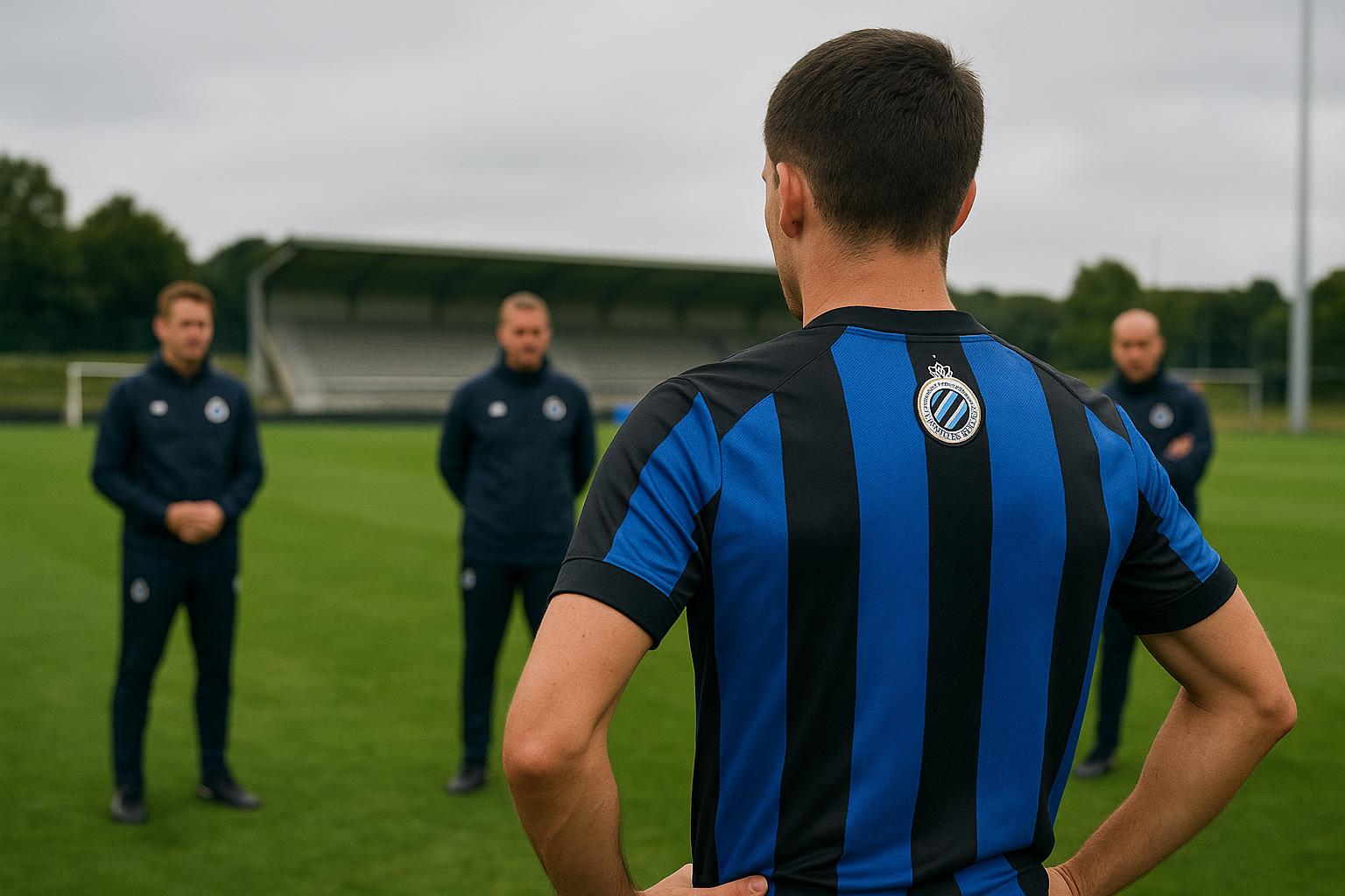 Ivan Leko van Club Brugge tijdens een trainingsmoment in aanloop naar de transferzomer