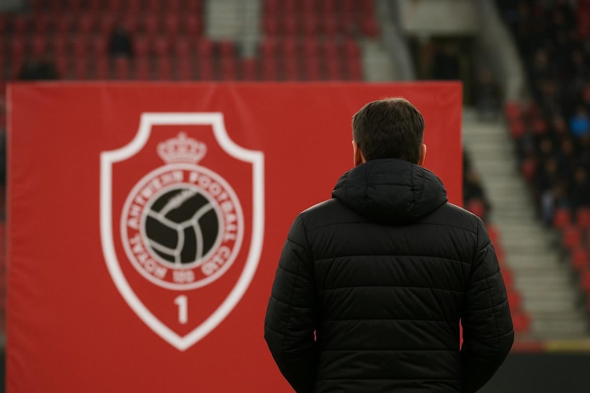 Paul Gheysens in een stadioncontext bij Royal Antwerp FC