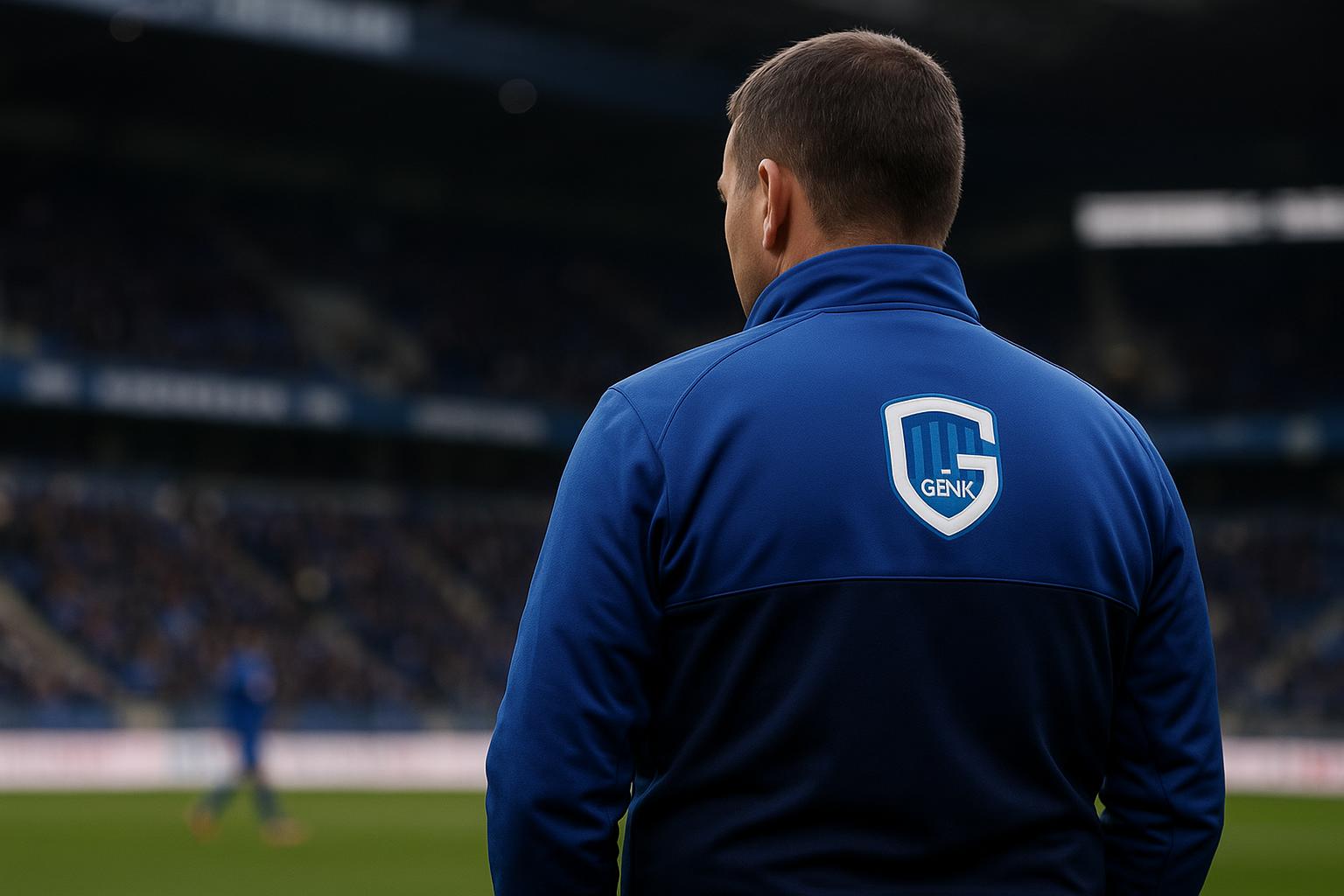 Nicky Hayen langs de zijlijn bij KRC Genk in Europese context