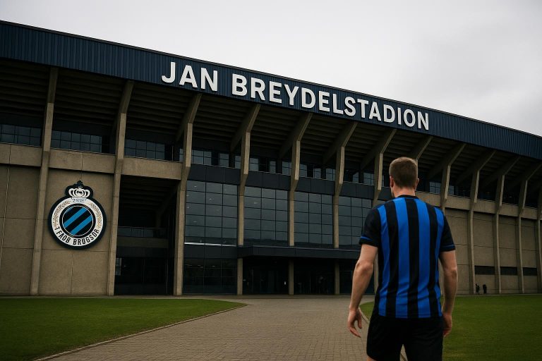 Sfeerbeeld rond het Jan Breydelstadion van Club Brugge